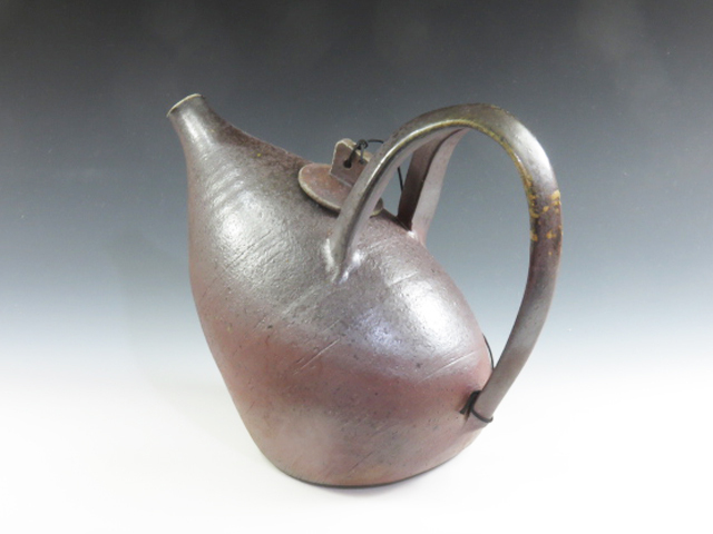 青森県のやきもの 津軽金山焼の酒器寝徳利