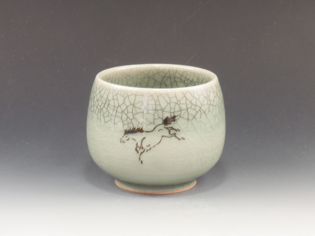 福島県のやきもの 大堀相馬焼の酒器ぐい呑