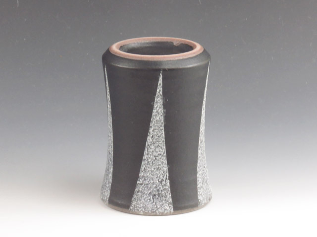 笠間焼 笠間焼 (カサマヤキ) 飛鳥紋湯呑 和太守卑良作 共箱・陶歴付