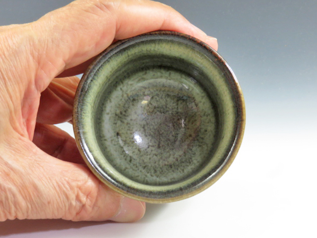島根やきもの 袖師焼の酒器ぐい呑